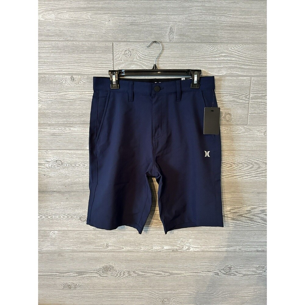 NEW Mens 30 Hurley Navy Lightweight Hybrid Walking & Golf Performance Shorts $60